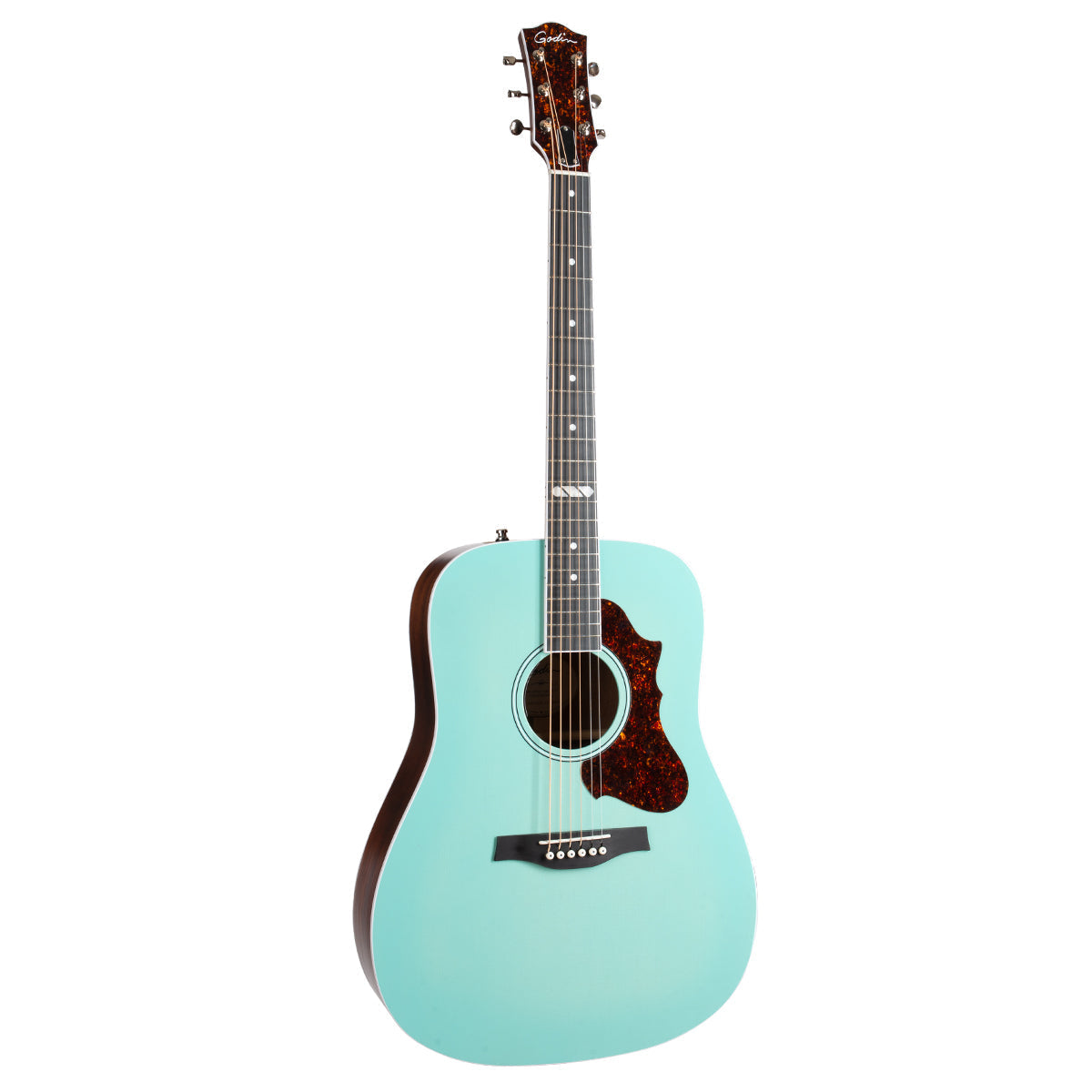 Godin Imperial GT Electro-Acoustic Guitar with Bag ~ Laguna Blue, Electro Acoustic Guitar for sale at Richards Guitars.