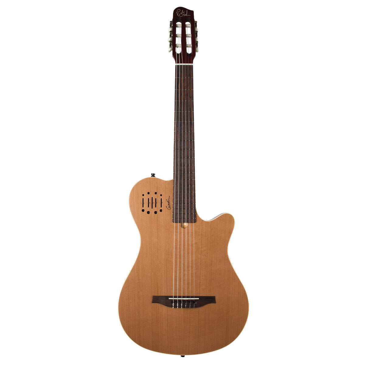 Godin Multiac Grand Concert Encore Guitar ~ Natural, Electro Nylon Strung Guitar for sale at Richards Guitars.