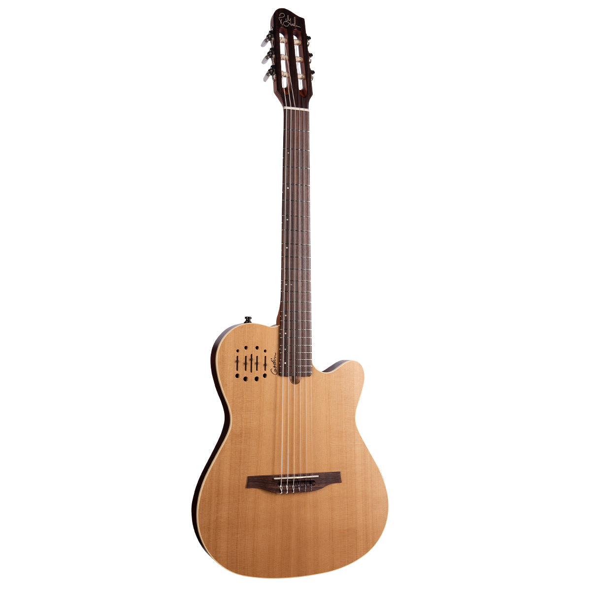 Godin Multiac Nylon Encore Guitar ~ Natural, Electro Nylon Strung Guitar for sale at Richards Guitars.