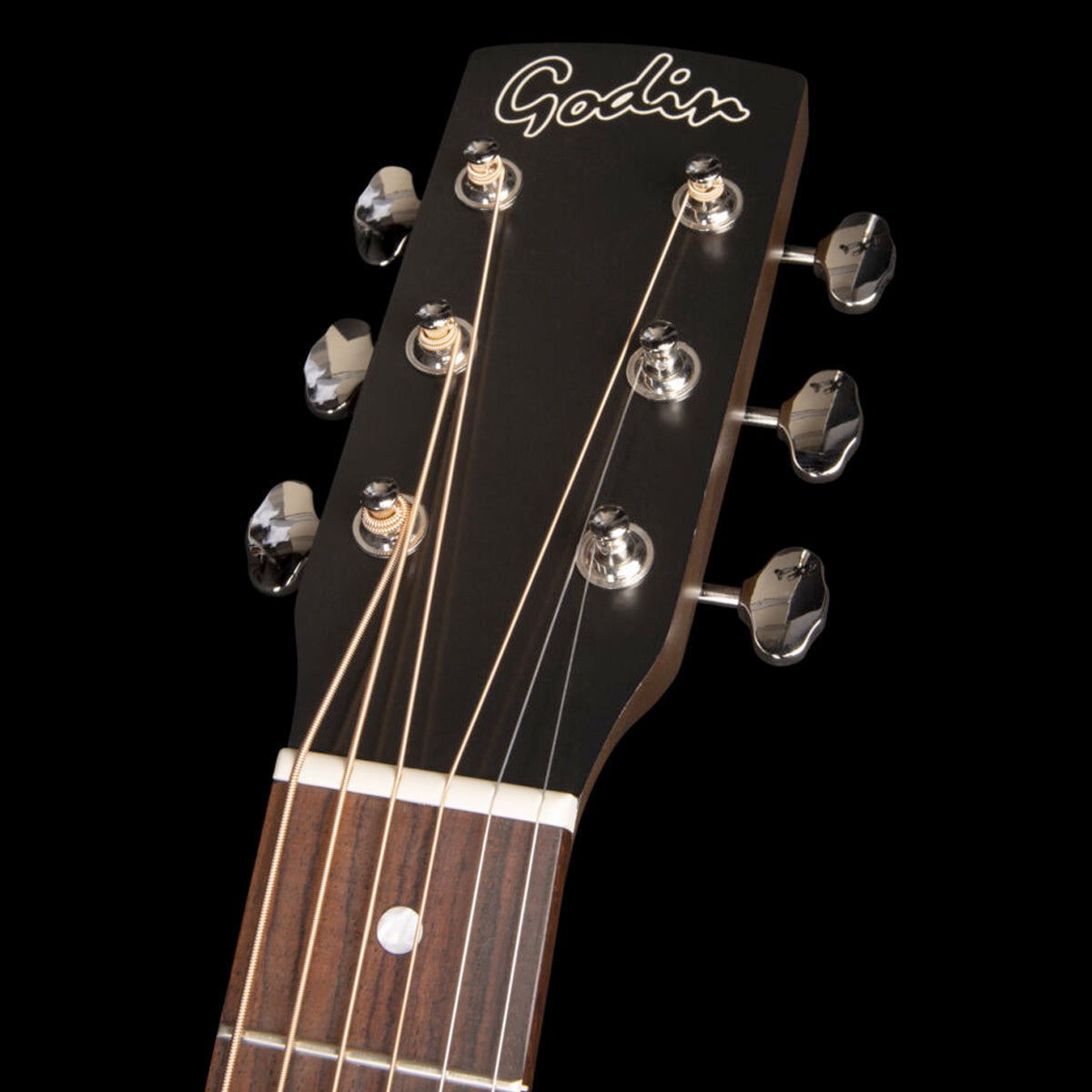 Godin Parlour LTD Mahogany Electro-Acoustic Guitar ~ Black Burst, Electro Acoustic Guitar for sale at Richards Guitars.