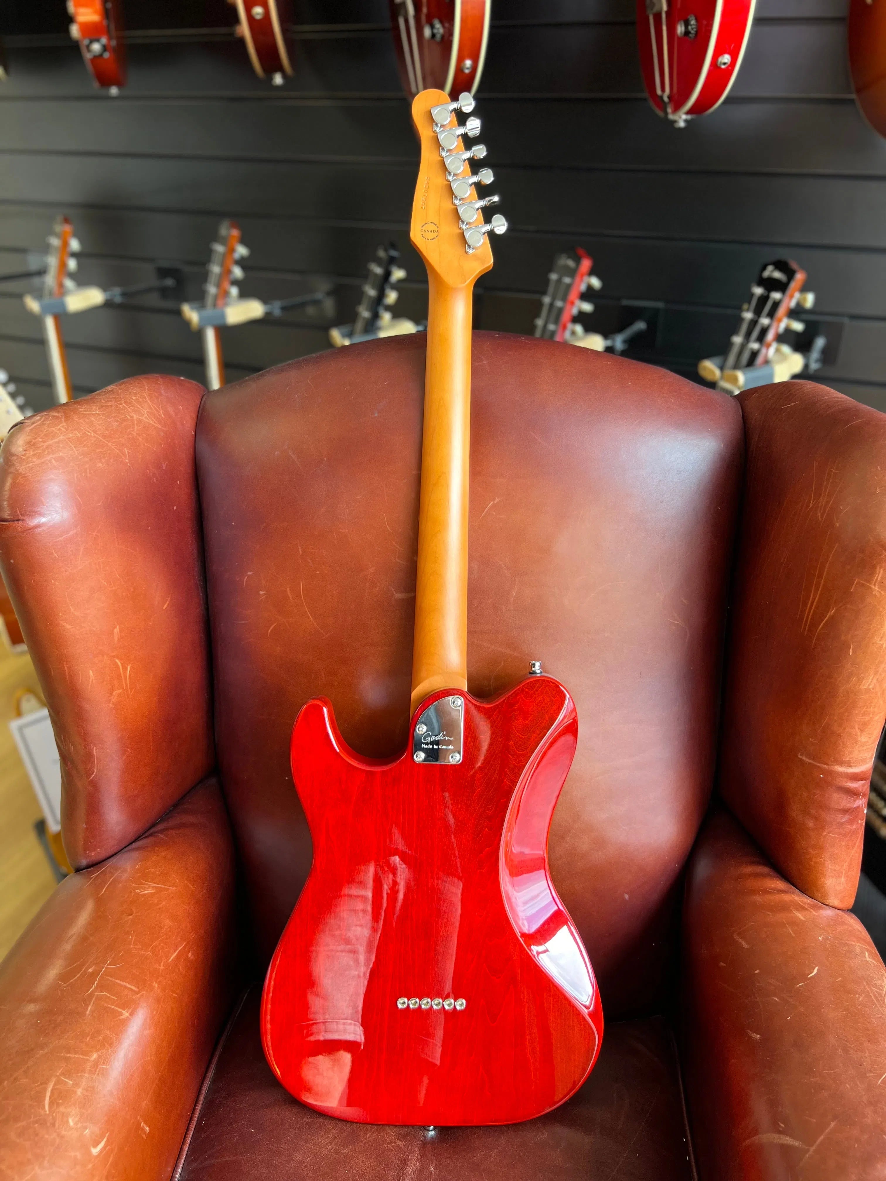 Godin Stadium Pro Electric Guitar ~ Sunset Burst MN, Electric Guitar for sale at Richards Guitars.