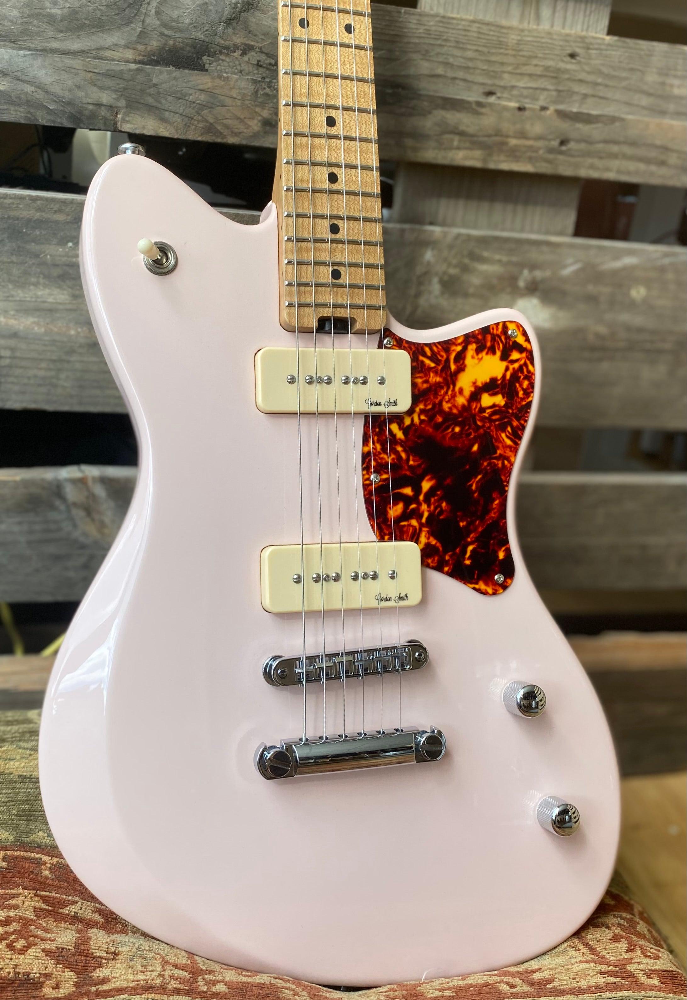 Gordon Smith Gatsby Custom Shell Pink 2P90 - Highest Spec., Electric Guitar for sale at Richards Guitars.