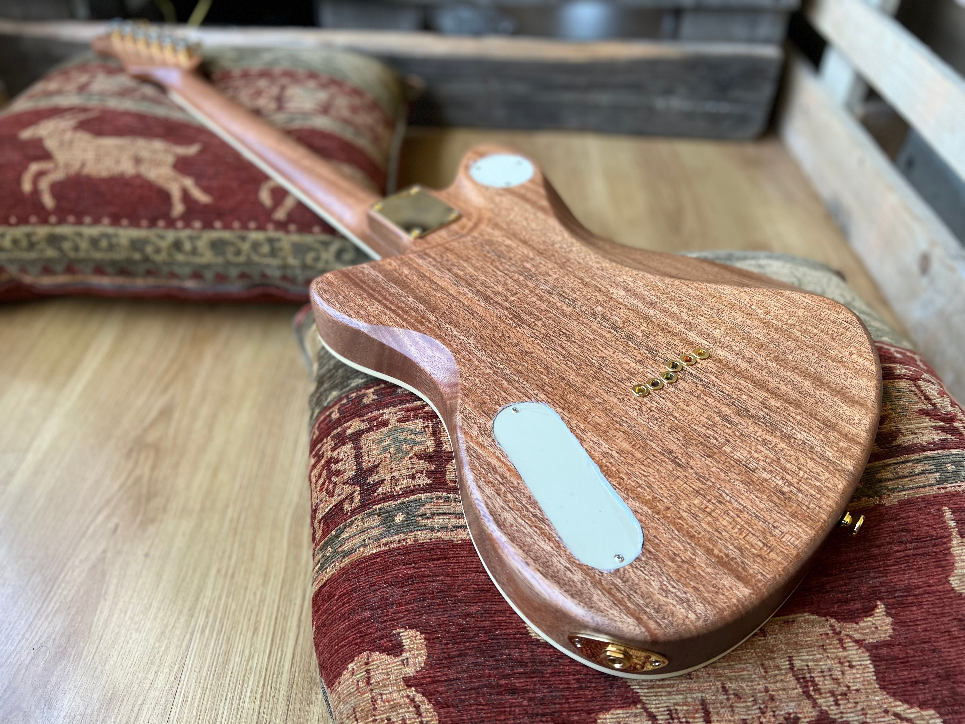 Gordon Smith Gatsby Deluxe Burled Walnut Custom, Electric Guitar for sale at Richards Guitars.