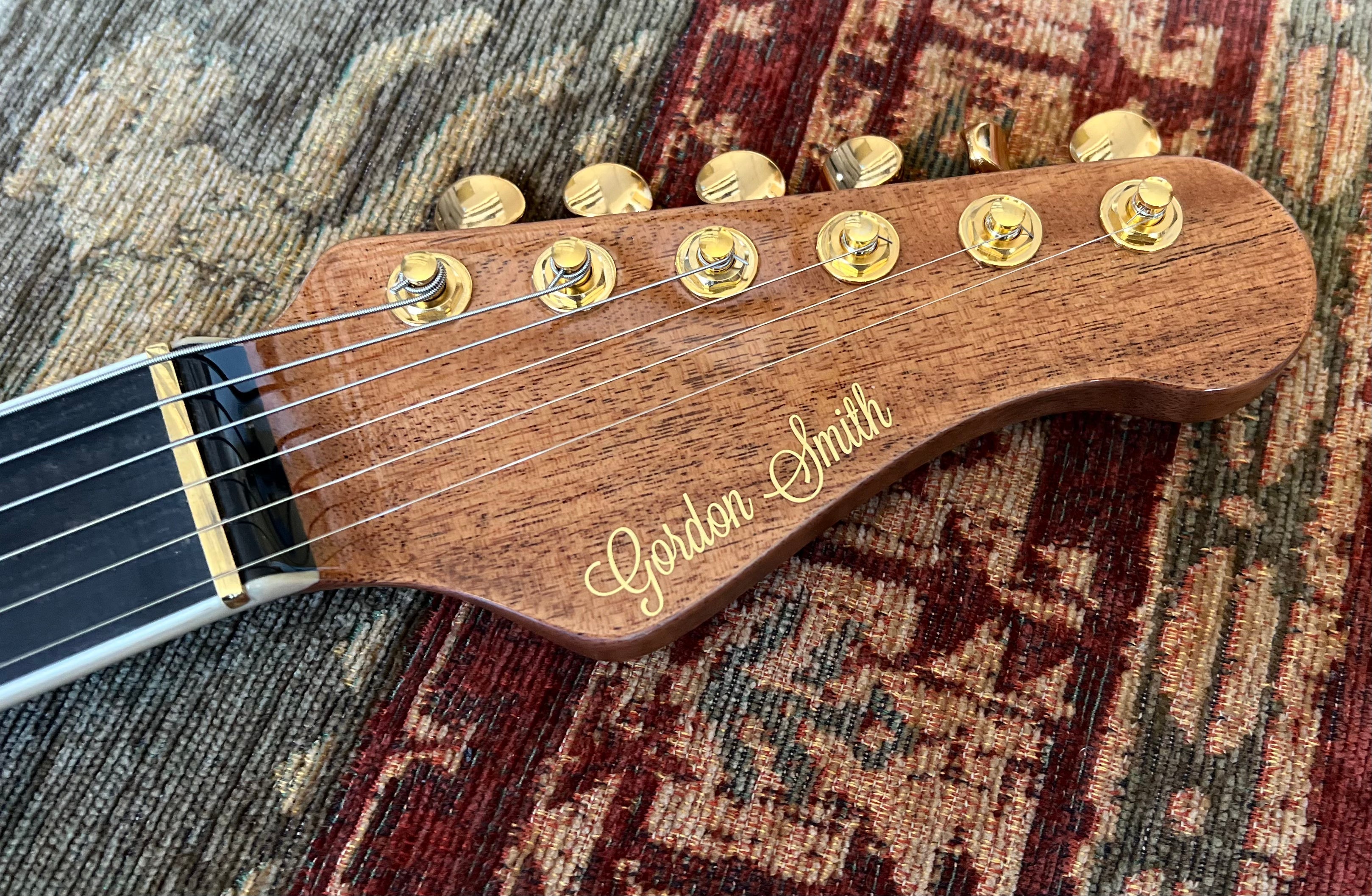 Gordon Smith Gatsby Deluxe Burled Walnut Custom, Electric Guitar for sale at Richards Guitars.