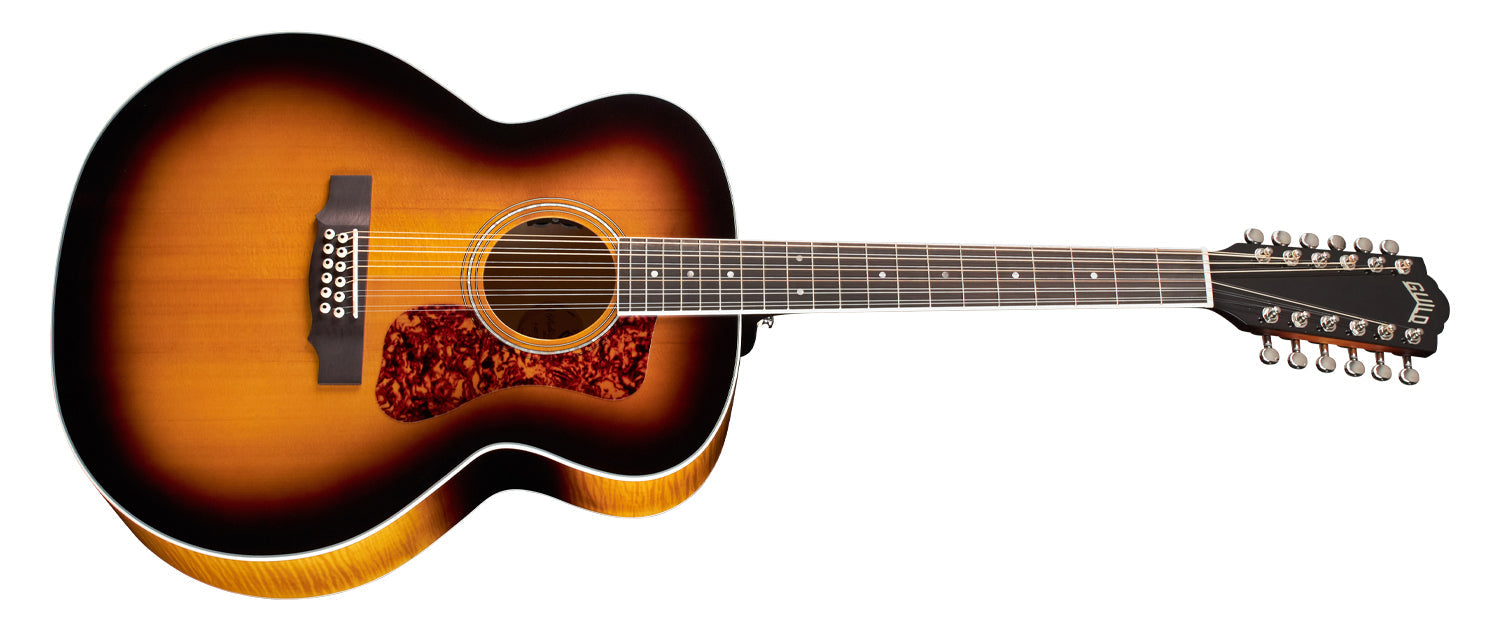 Guild F-2512E DELUXE ATB, Electro Acoustic Guitar for sale at Richards Guitars.