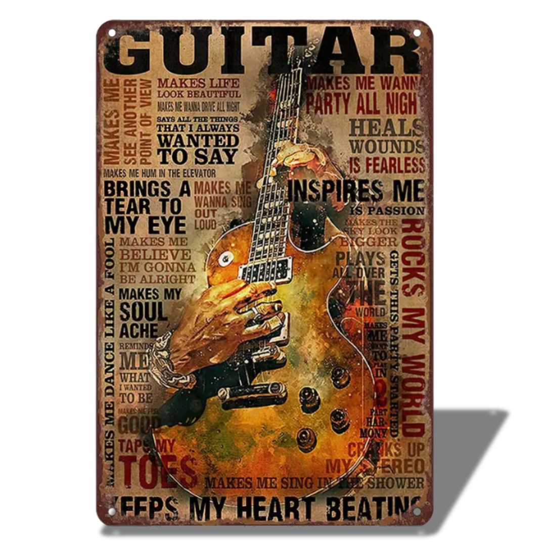 Guitar Wall Art " Inspiration", Accessory for sale at Richards Guitars.