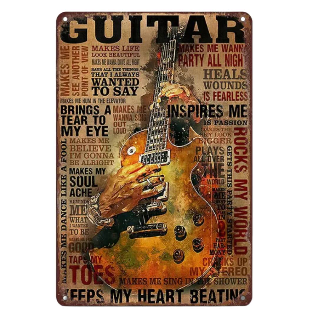 Guitar Wall Art " Inspiration", Accessory for sale at Richards Guitars.