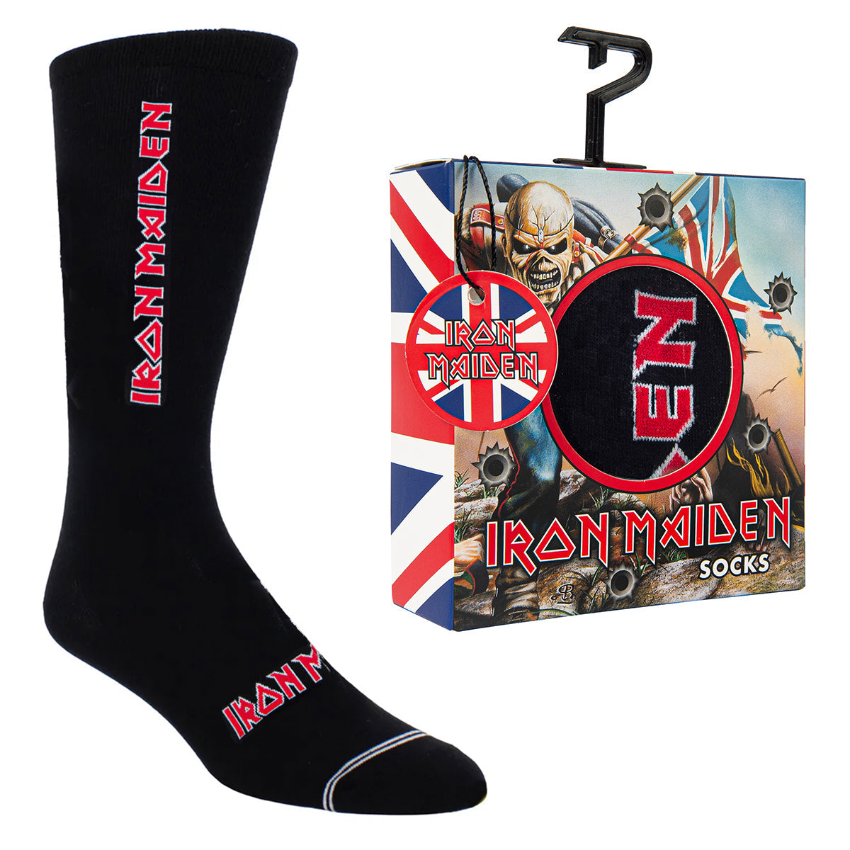 Perri's Licensed Sock Gift Box ~ Iron Maiden, Perri's Socks for sale at Richards Guitars.