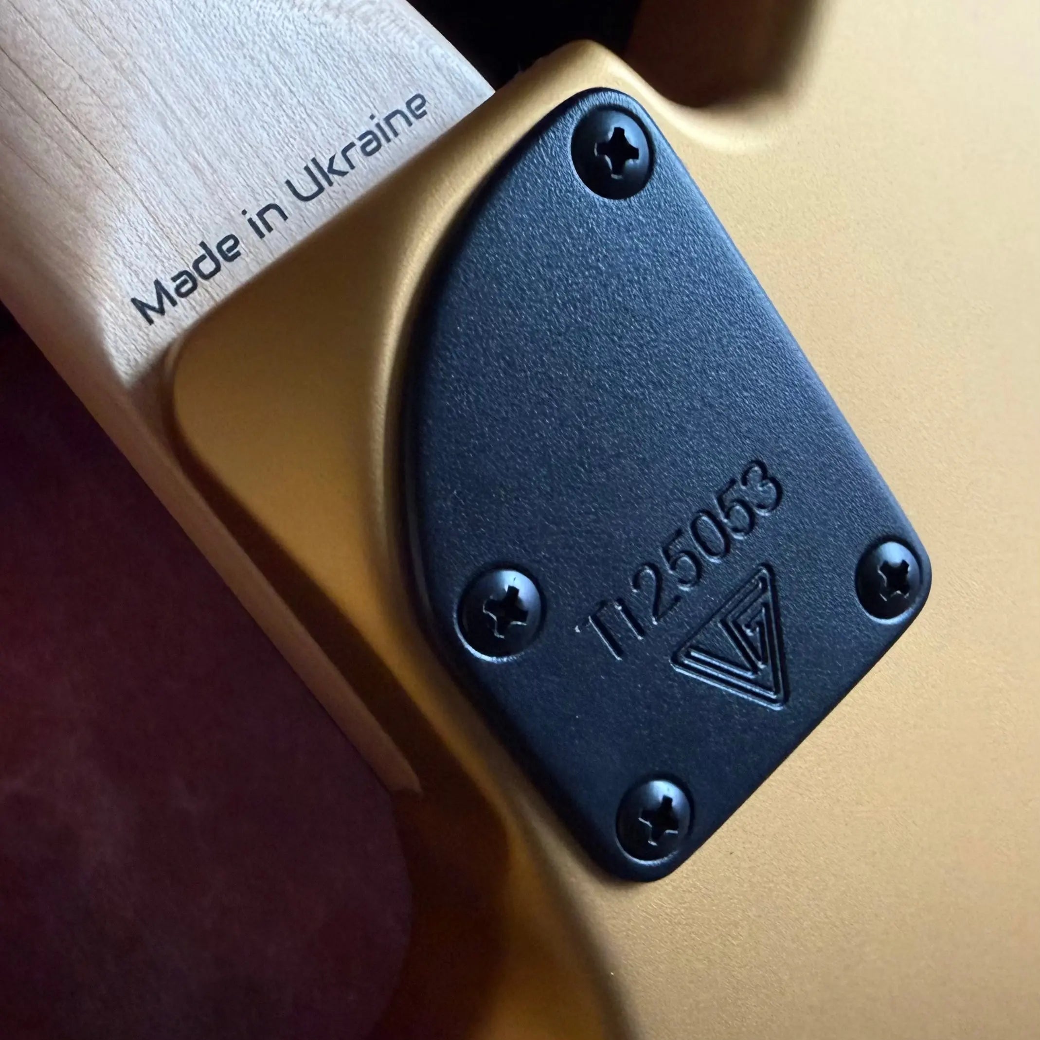 Valiant Titan Pure Gold Satin Electric Guitar With Stainless Steel Frets Upgrade guitar for sale uk