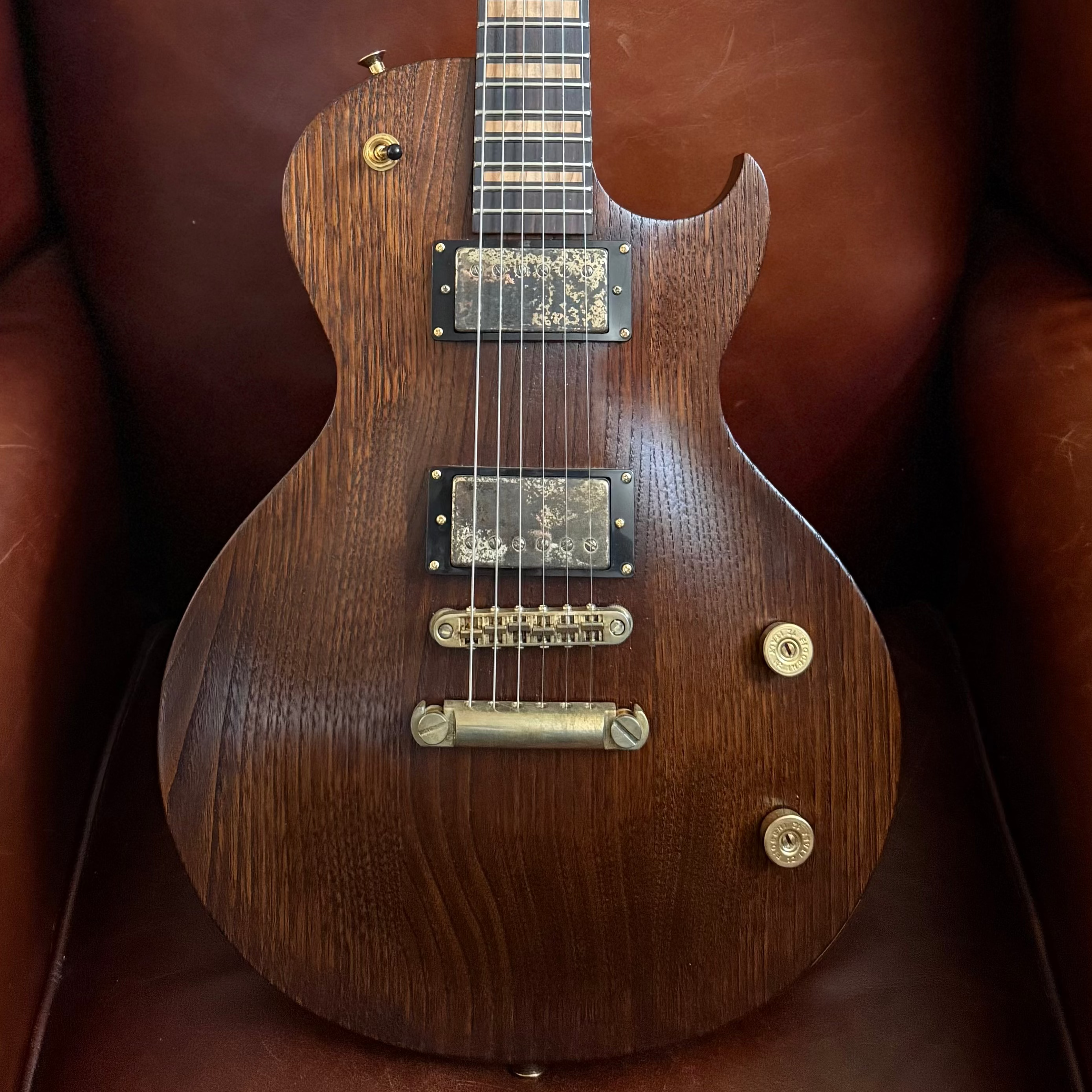 Paoletti Guitars 600 WINE Natural HH Single Cut Electric Guitar