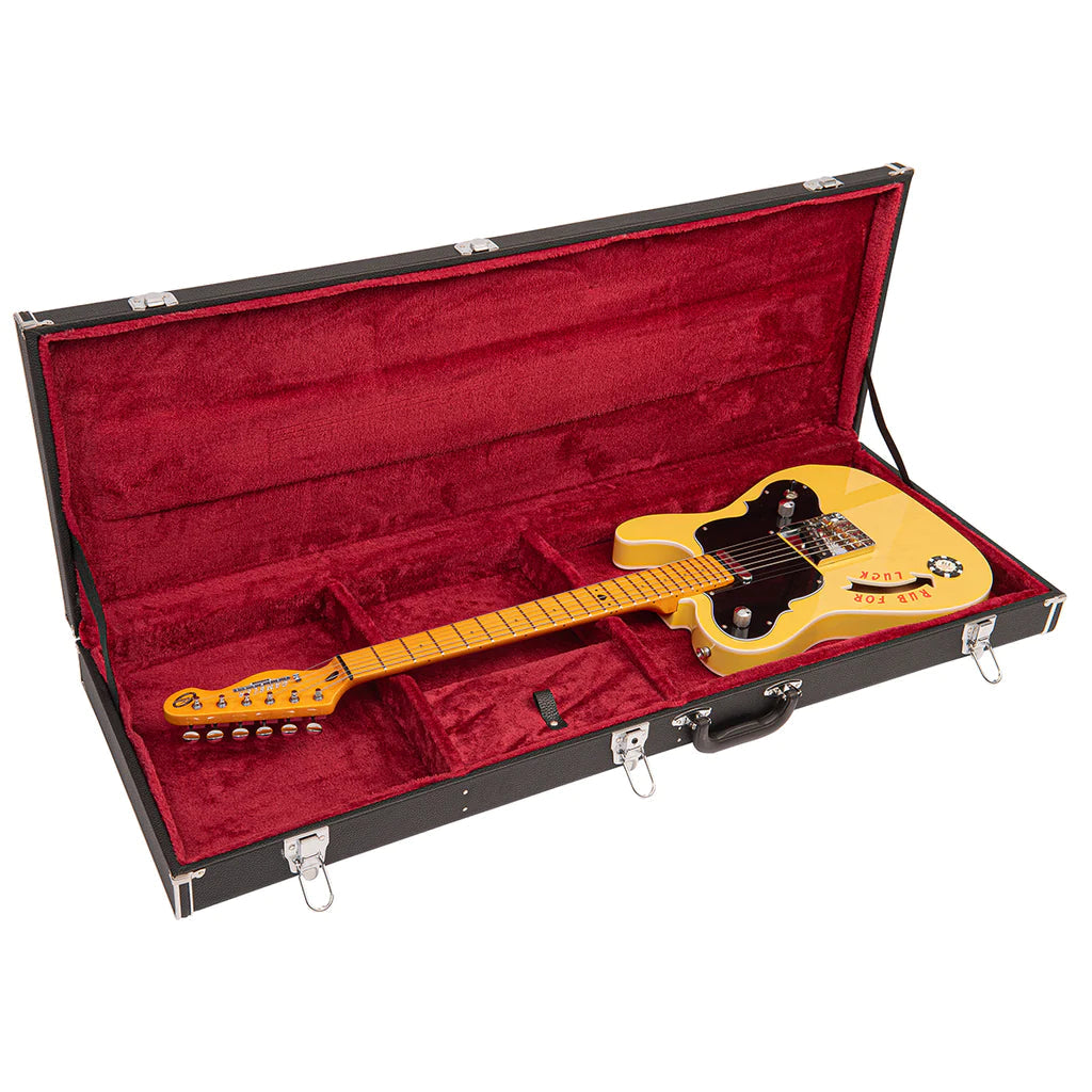 Joe Doe 'Gambler' Electric Guitar by Vintage ~ Butterscotch with Case, Electric Guitar for sale at Richards Guitars.