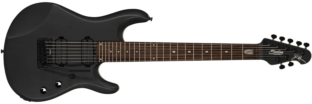 Sterling By Musicman SBMM JP70 SIGNATURE 7-STRING STEALTH BLACK RN, Electric Guitar for sale at Richards Guitars.