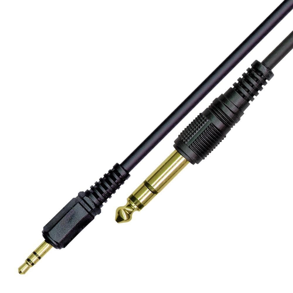 Kinsman Soundcard Audio Cable - 3.5mm Stereo - 6.35mm Stereo - 10ft/3m, for sale at Richards Guitars.