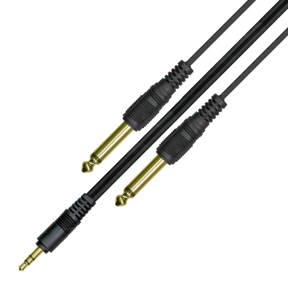 Kinsman Soundcard Audio Cable - STEREO-MONO - 10ft/3m, for sale at Richards Guitars.