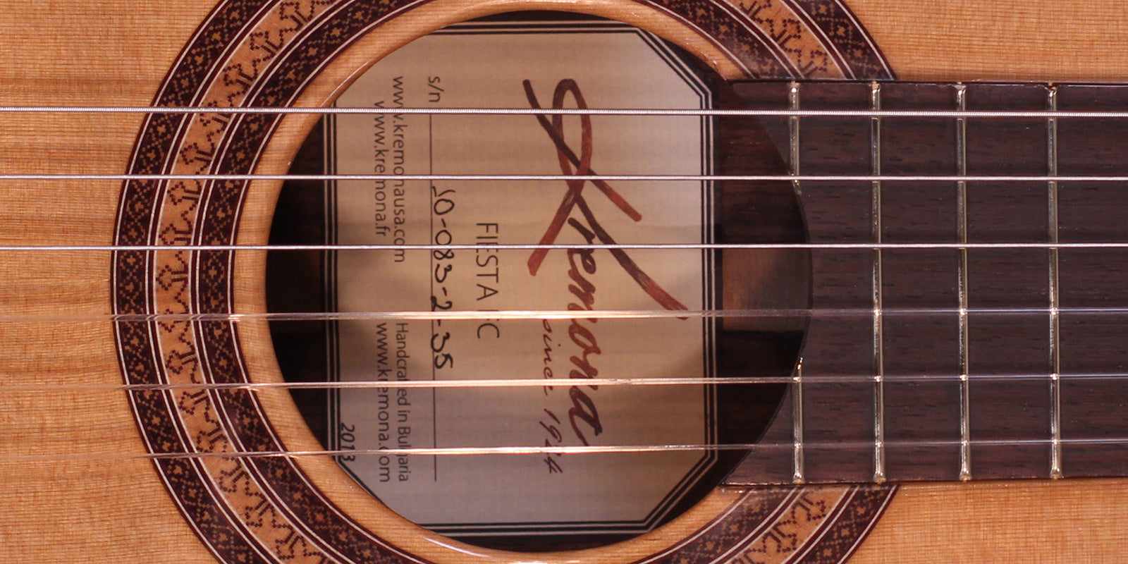 Kremona FIESTA FC, Solid Red Cedar, Solid Indian Rosewood, Nylon Strung Guitar for sale at Richards Guitars.