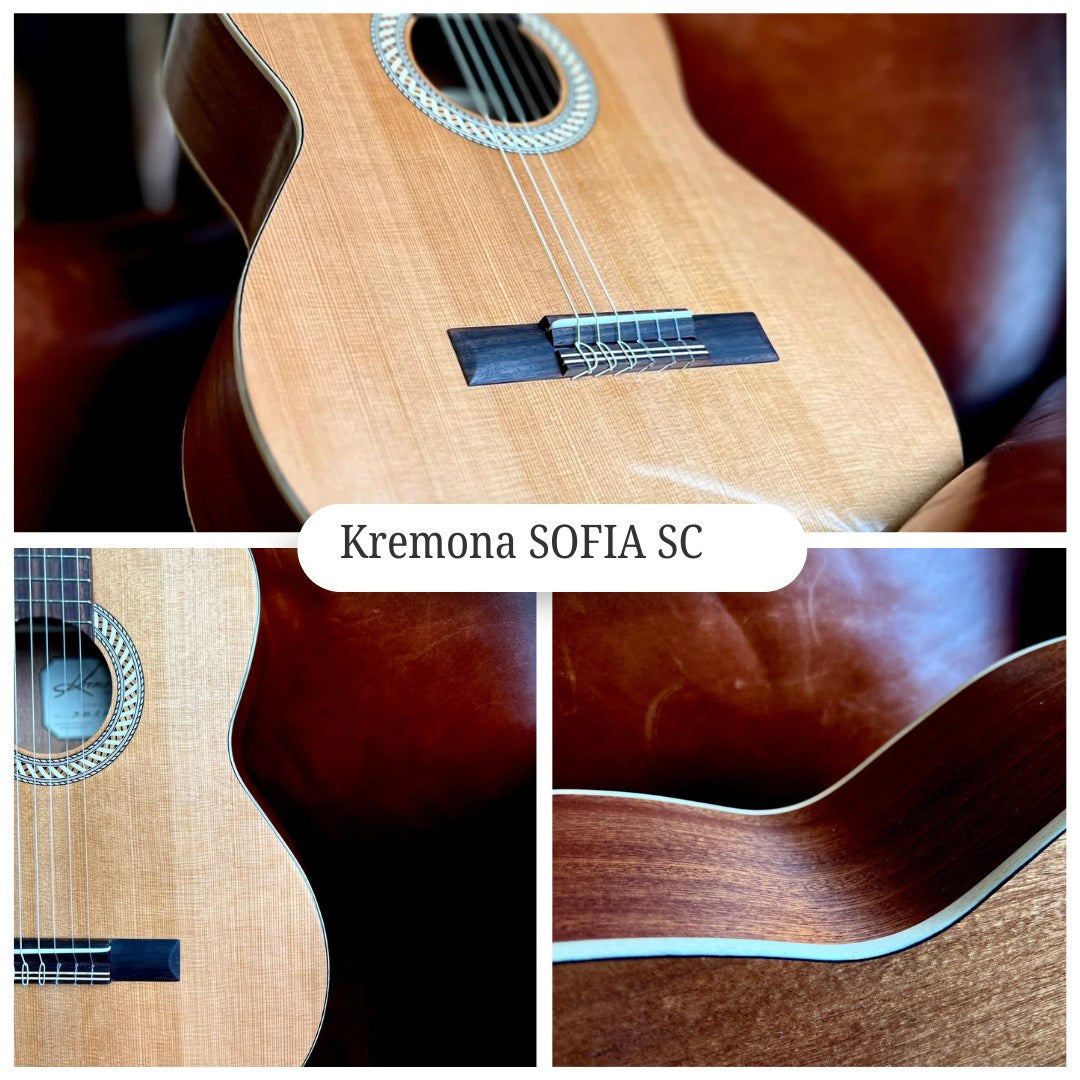 Kremona SOFIA SC Solid Red Cedar, Solid Sapelli, Nylon Strung Guitar for sale at Richards Guitars.