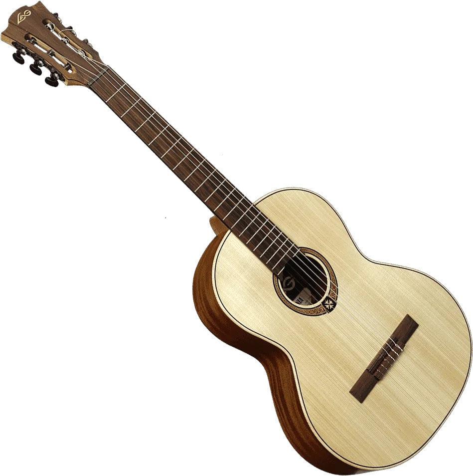 LAG OCCITANIA 70 OCL70 LEFTY CLASSICAL SPRUCE 4/4, Nylon Strung Guitar for sale at Richards Guitars.