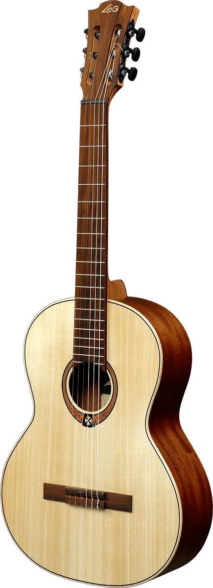 LAG OCCITANIA 70 OCL70 LEFTY CLASSICAL SPRUCE 4/4, Nylon Strung Guitar for sale at Richards Guitars.