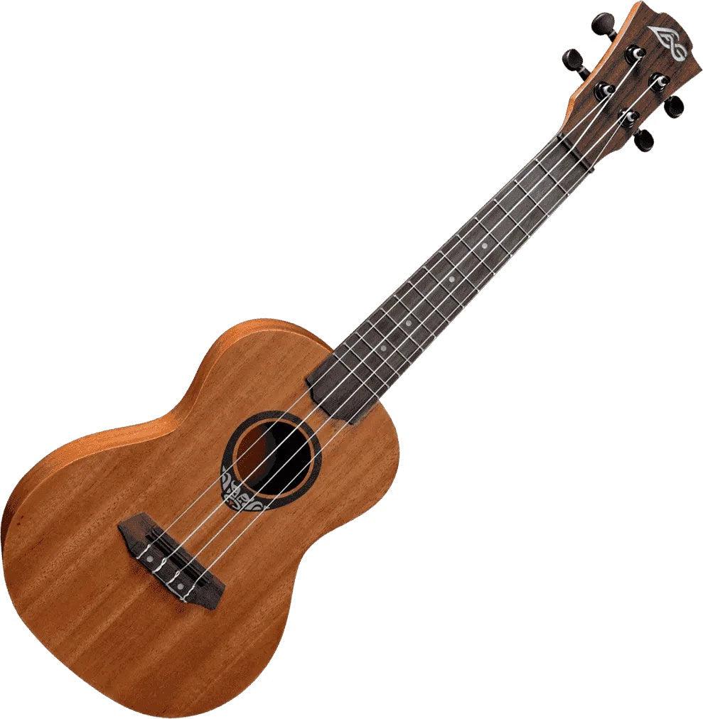 LAG TIKI UKU 110 TKU110C CONCERT SLIM ARCH BACK, Ukulele for sale at Richards Guitars.