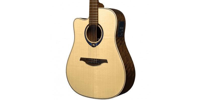 LAG TLHV20DCE Tramontane HyVibe 20 Left Handed with Hard Case, Electro Acoustic Guitar for sale at Richards Guitars.