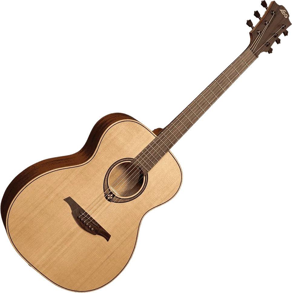 LAG TRAMONTANE 170 T170A AUDITORIUM RED CEDAR - KHAYA, Acoustic Guitar for sale at Richards Guitars.