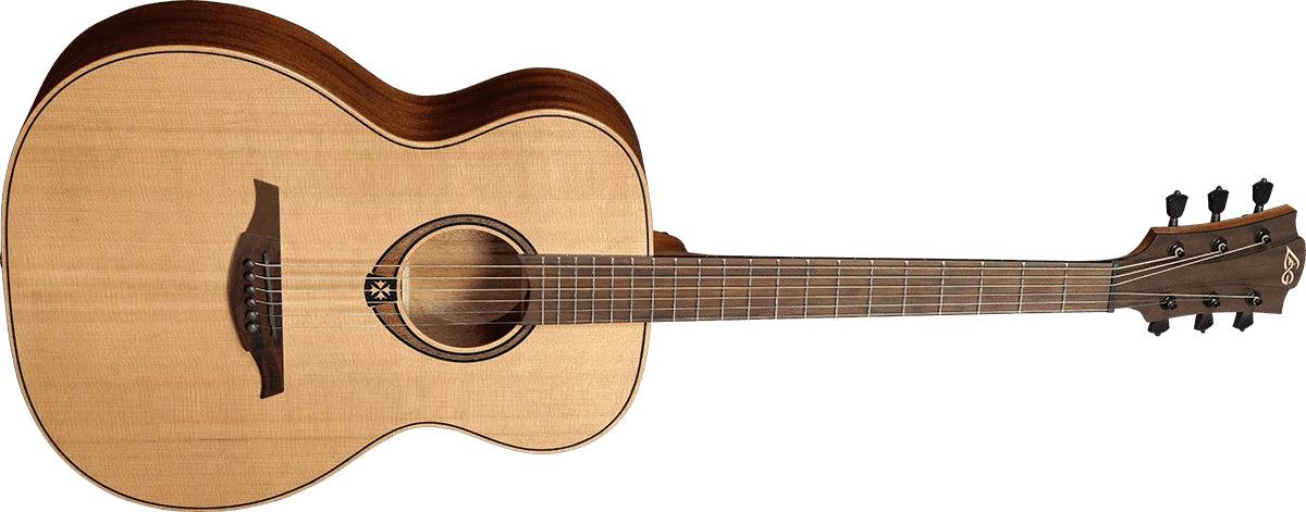 LAG TRAMONTANE 170 T170A AUDITORIUM RED CEDAR - KHAYA, Acoustic Guitar for sale at Richards Guitars.