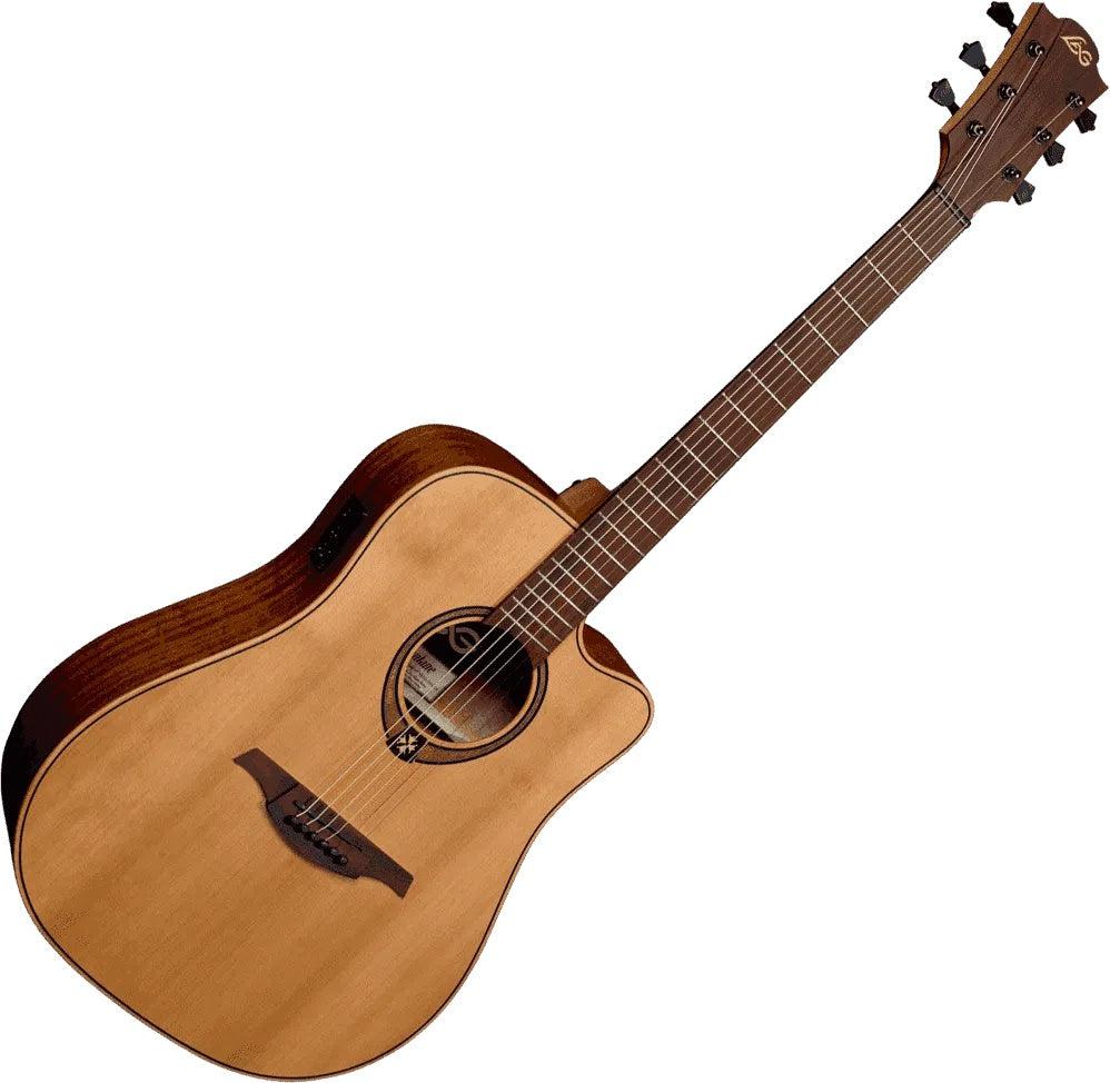 LAG TRAMONTANE 170 T170DCE DREADNOUGHT CUTAWAY ELECTRO, Electro Acoustic Guitar for sale at Richards Guitars.