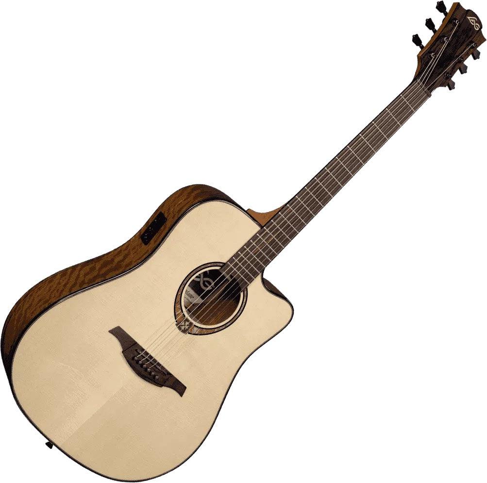 LAG TRAMONTANE 318 T318DCE DREADNOUGHT CUTAWAY ELECTRO, Electro Acoustic Guitar for sale at Richards Guitars.