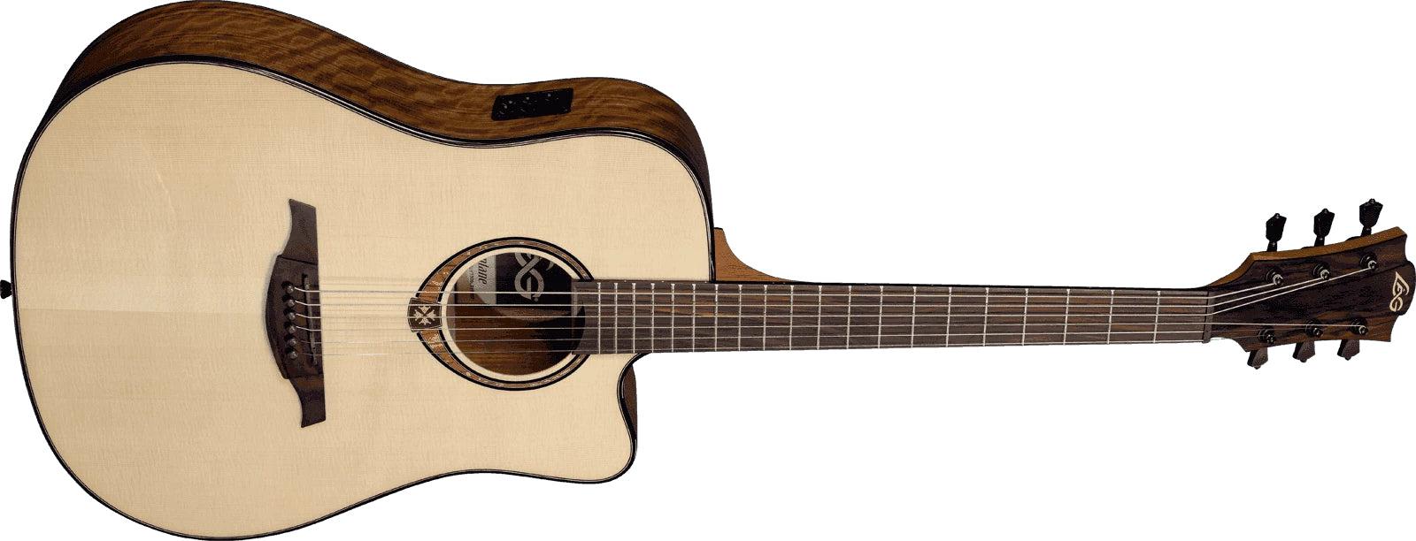 LAG TRAMONTANE 318 T318DCE DREADNOUGHT CUTAWAY ELECTRO, Electro Acoustic Guitar for sale at Richards Guitars.