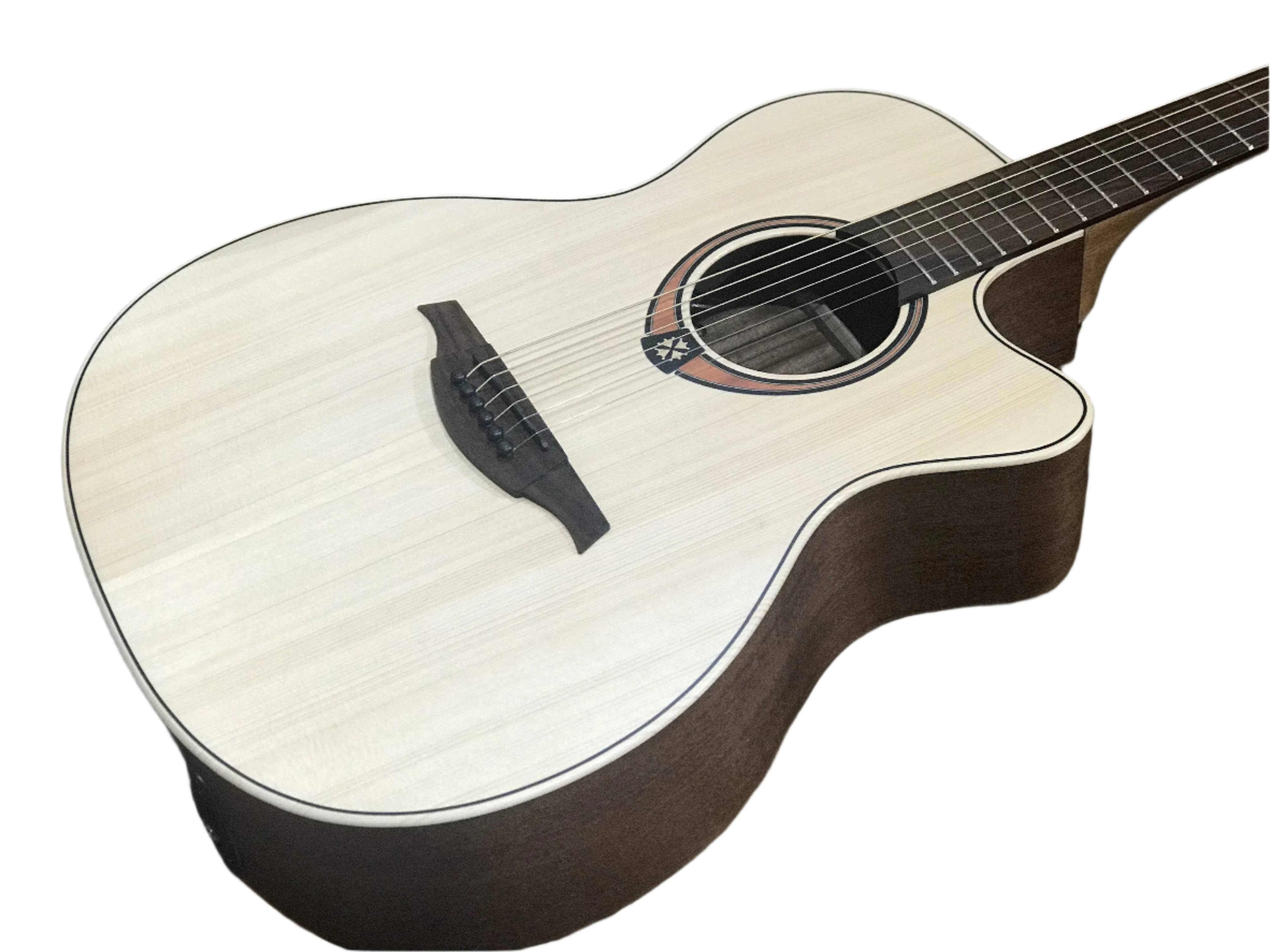 LAG TRAMONTANE T70ACE AUDITORIUM CUTAWAY ELECTRO, Electro Acoustic Guitar for sale at Richards Guitars.