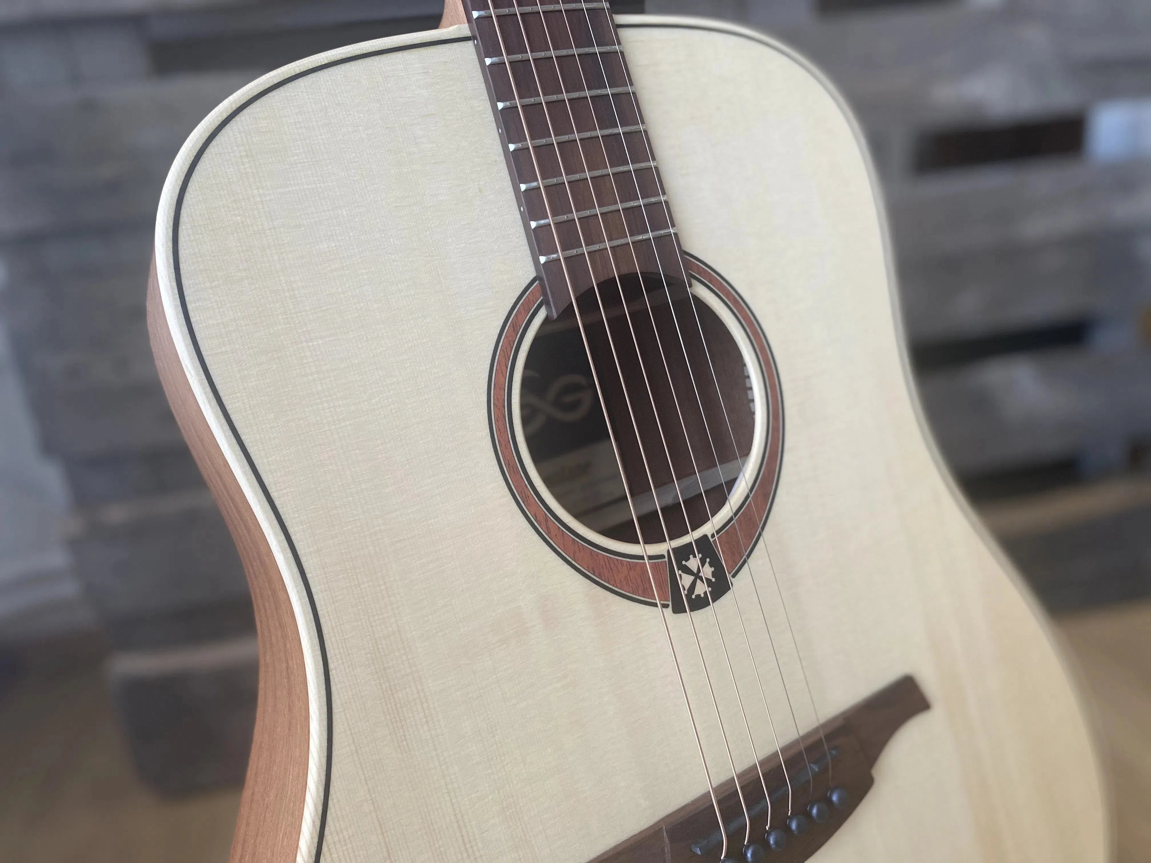 LAG TRAMONTANE 70 T70D Dreadnought Top Personal Acoustic Recommendation, Acoustic Guitar for sale at Richards Guitars.