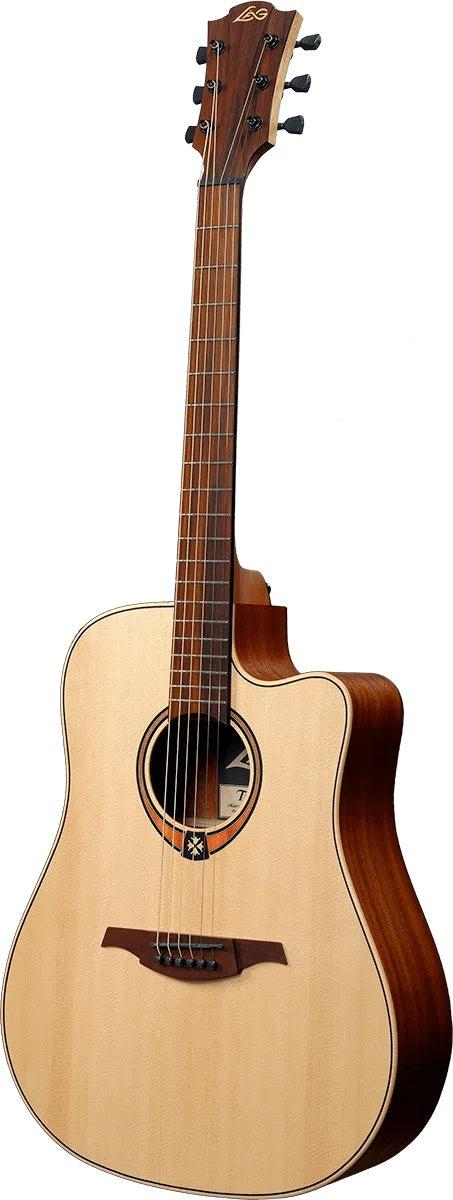 LAG TRAMONTANE 70 T70DC DREADNOUGHT CUTAWAY, Acoustic Guitar for sale at Richards Guitars.