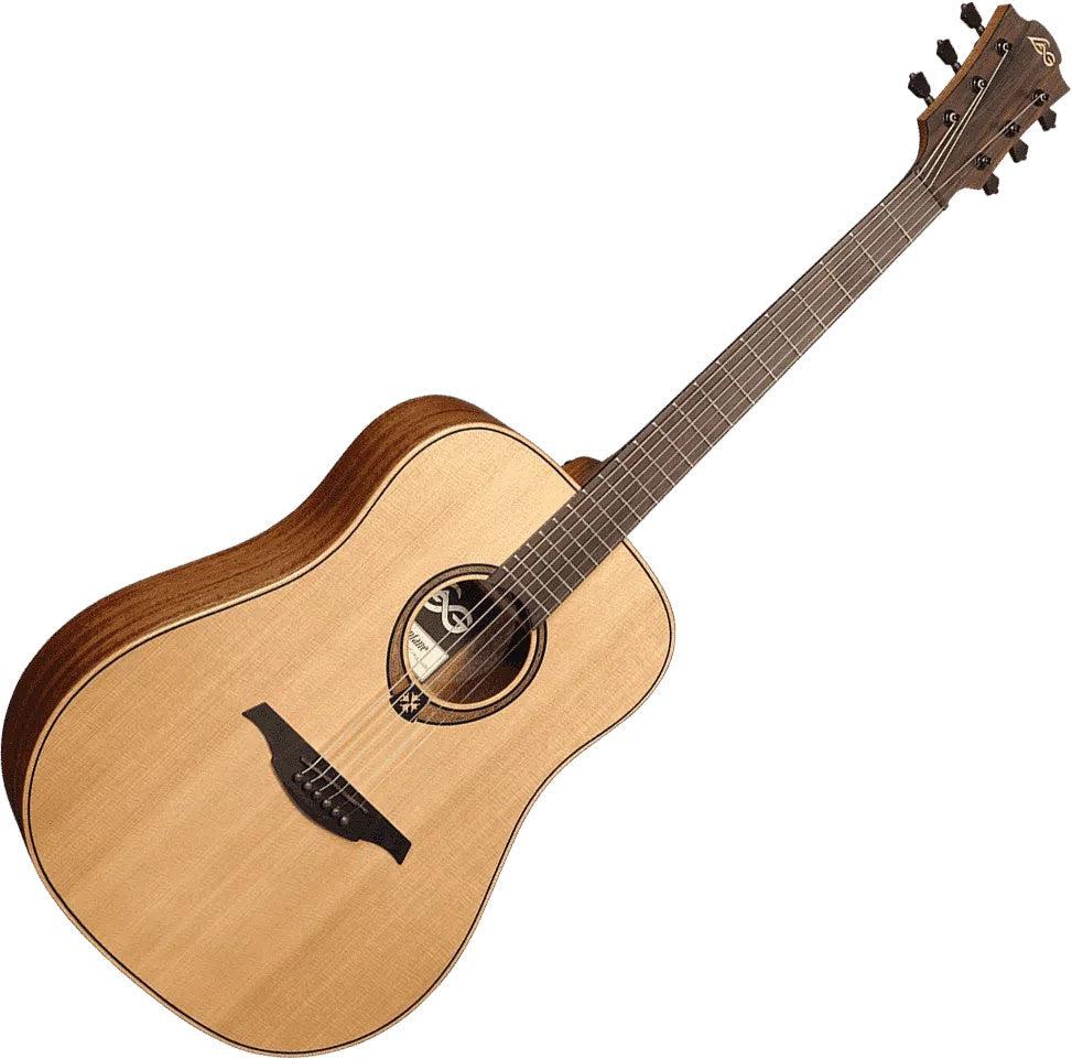 LAG TRAMONTANE T170D DREADNOUGHT RED CEDAR - KHAYA, Acoustic Guitar for sale at Richards Guitars.