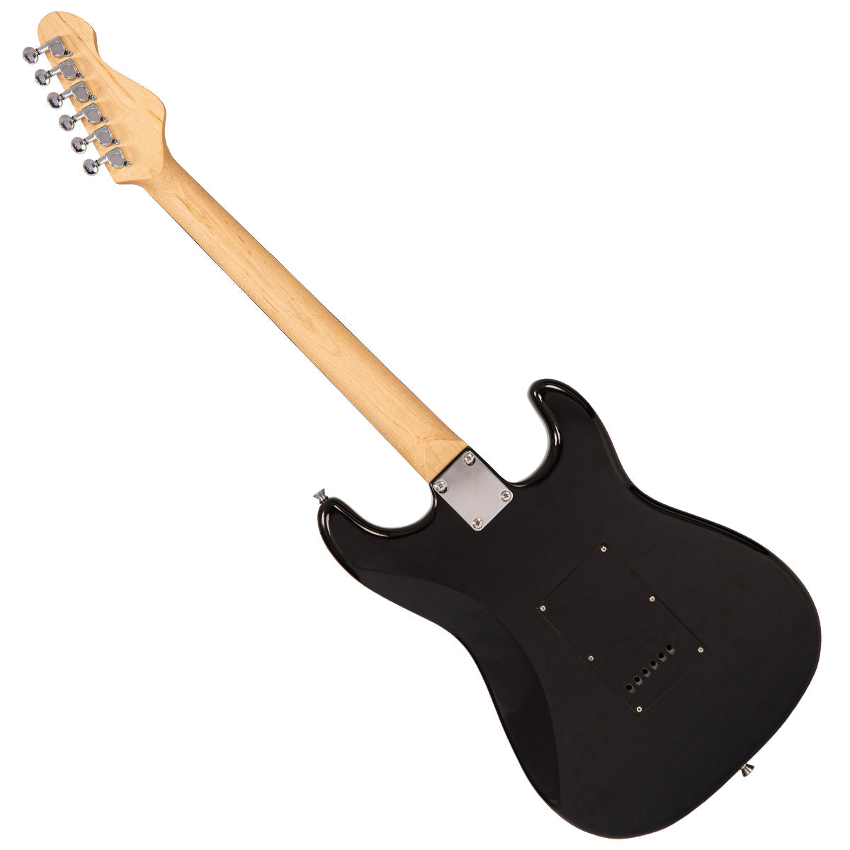 Vintage V60 Coaster Series Electric Guitar Pack ~ Left Hand Boulevard Black, for sale at Richards Guitars.