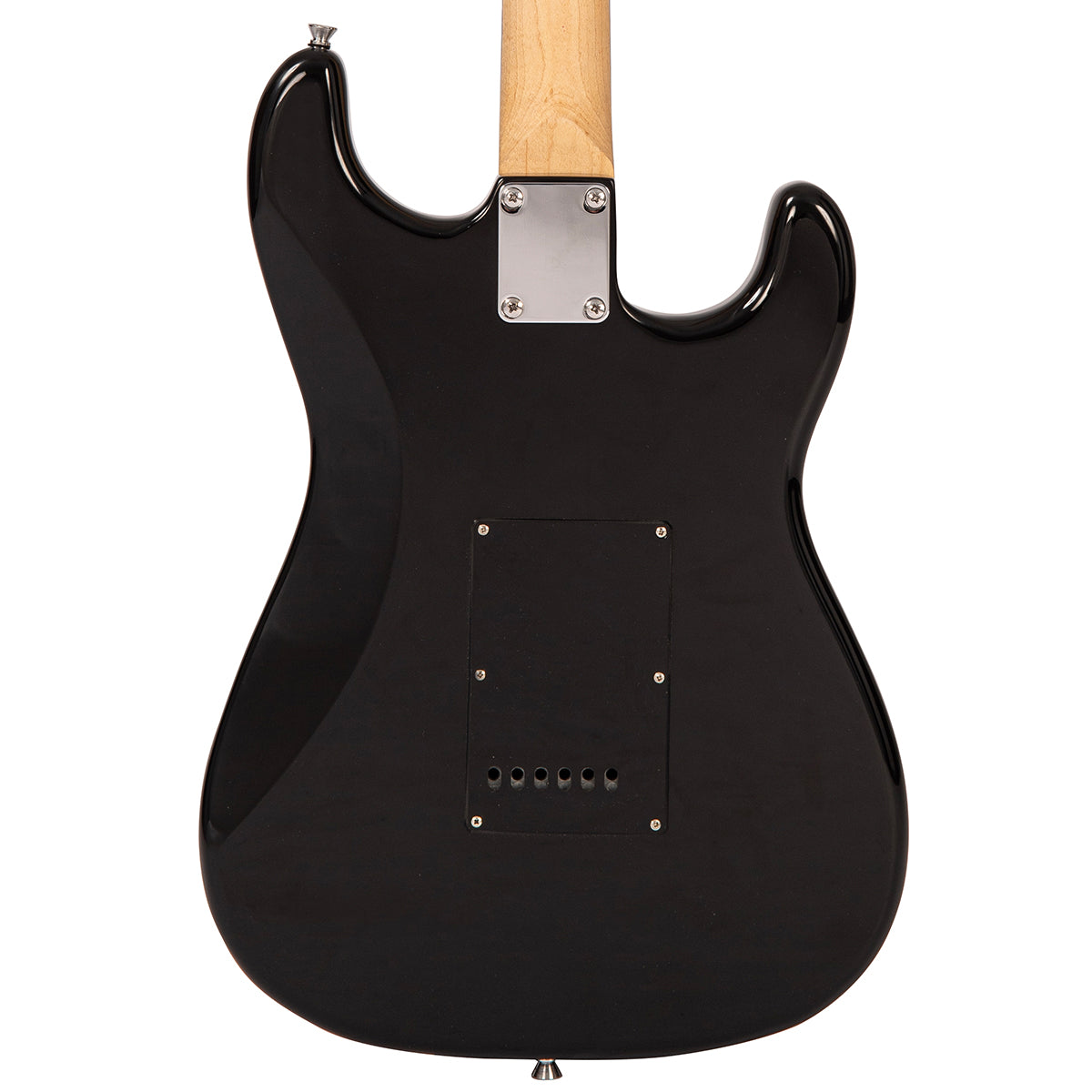 Vintage V60 Coaster Series Electric Guitar Pack ~ Left Hand Boulevard Black, for sale at Richards Guitars.