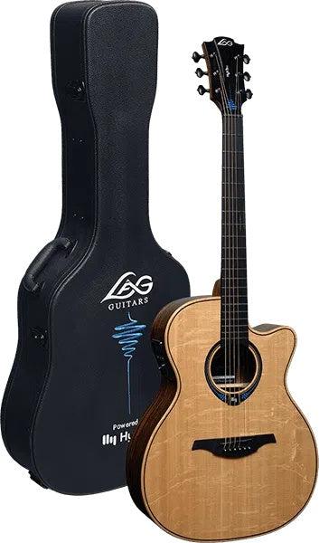 Lag HYVIBE 30 THV30ACE TRAMONTANE AUDITORIUM CUTAWAY, Electro Acoustic Guitar for sale at Richards Guitars.