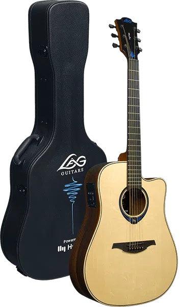 Lag HYVIBE 30 THV30DCE CUTAWAY Smart Guitar, GLOSSY,Inc Case, Electro Acoustic Guitar for sale at Richards Guitars.