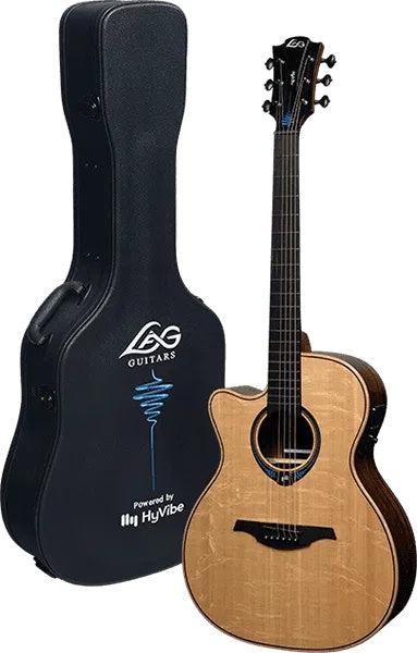 Lag HYVIBE 30 TLHV30ACE TRAMONTANE LEFT AUDITORIUM CTW, Electro Acoustic Guitar for sale at Richards Guitars.