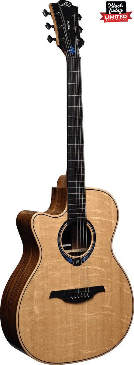 Lag HYVIBE 30 TLHV30ACE TRAMONTANE LEFT AUDITORIUM CTW, Electro Acoustic Guitar for sale at Richards Guitars.