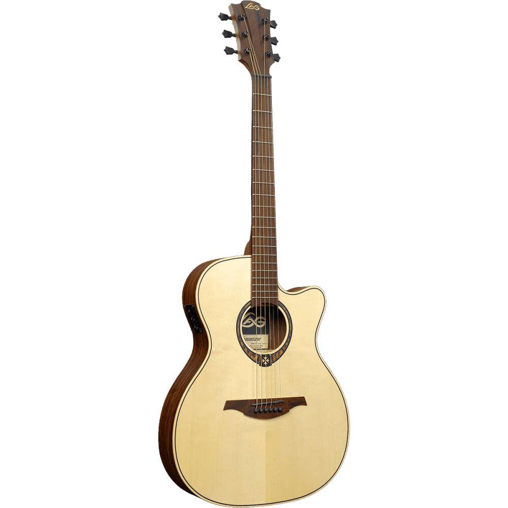 Lag T270ASCE Tramontane Auditorium SlimBody Cutaway electro, Electro Acoustic Guitar for sale at Richards Guitars.