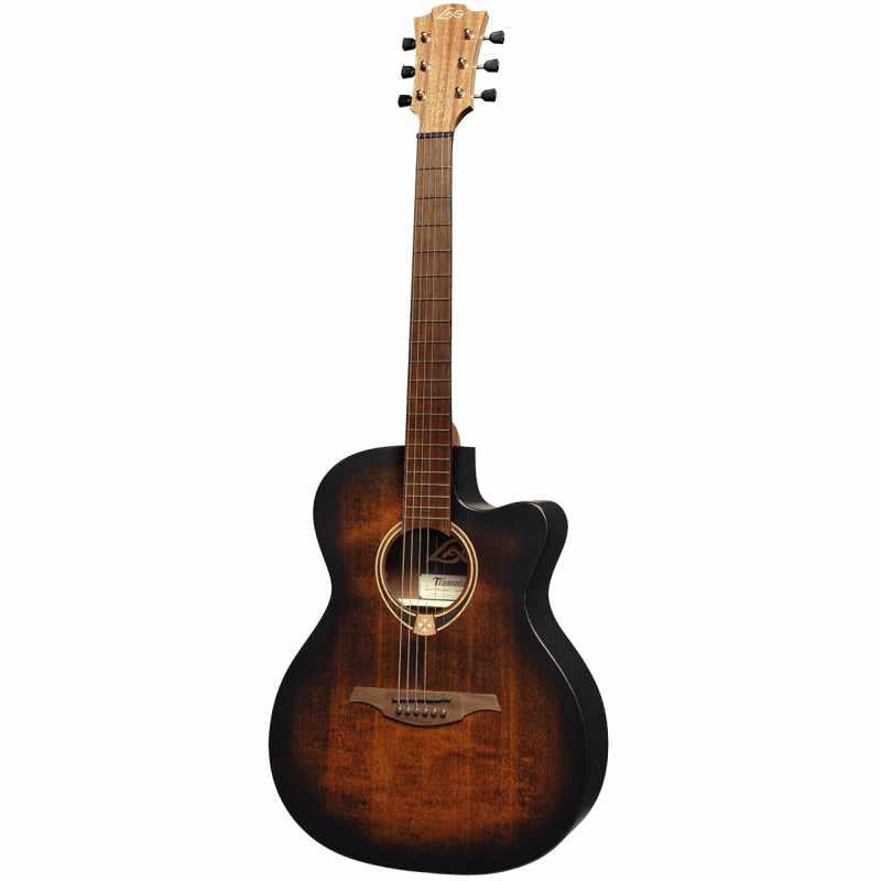 Lag T70ACE-B&B Auditorium Cutaway electro, Electro Acoustic Guitar for sale at Richards Guitars.