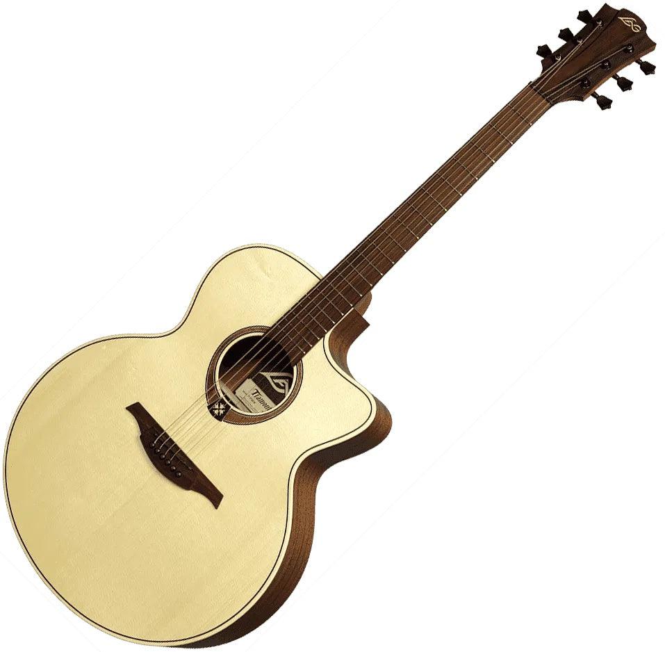 Lag TRAMONTANE 177 T177JCE JUMBO ELECTRIC-ACOUSTIC, Electro Acoustic Guitar for sale at Richards Guitars.