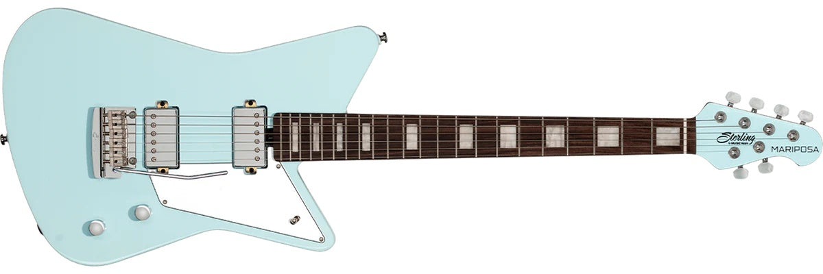 Sterling By Musicman  SBMM MARIPOSA DAPHNE BLUE RN, Electric Guitar for sale at Richards Guitars.