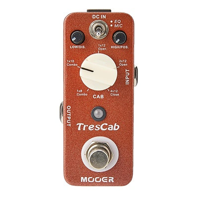 MOOER TRESCAB SPEAKER SIM PEDAL, Accessory for sale at Richards Guitars.