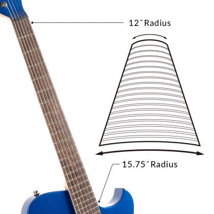 Manson Meta Series MBM-2H-Sustaniac Blue Bell, Electric Guitar for sale at Richards Guitars.