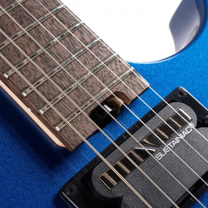 Manson Meta Series MBM-2H-Sustaniac Blue Bell, Electric Guitar for sale at Richards Guitars.