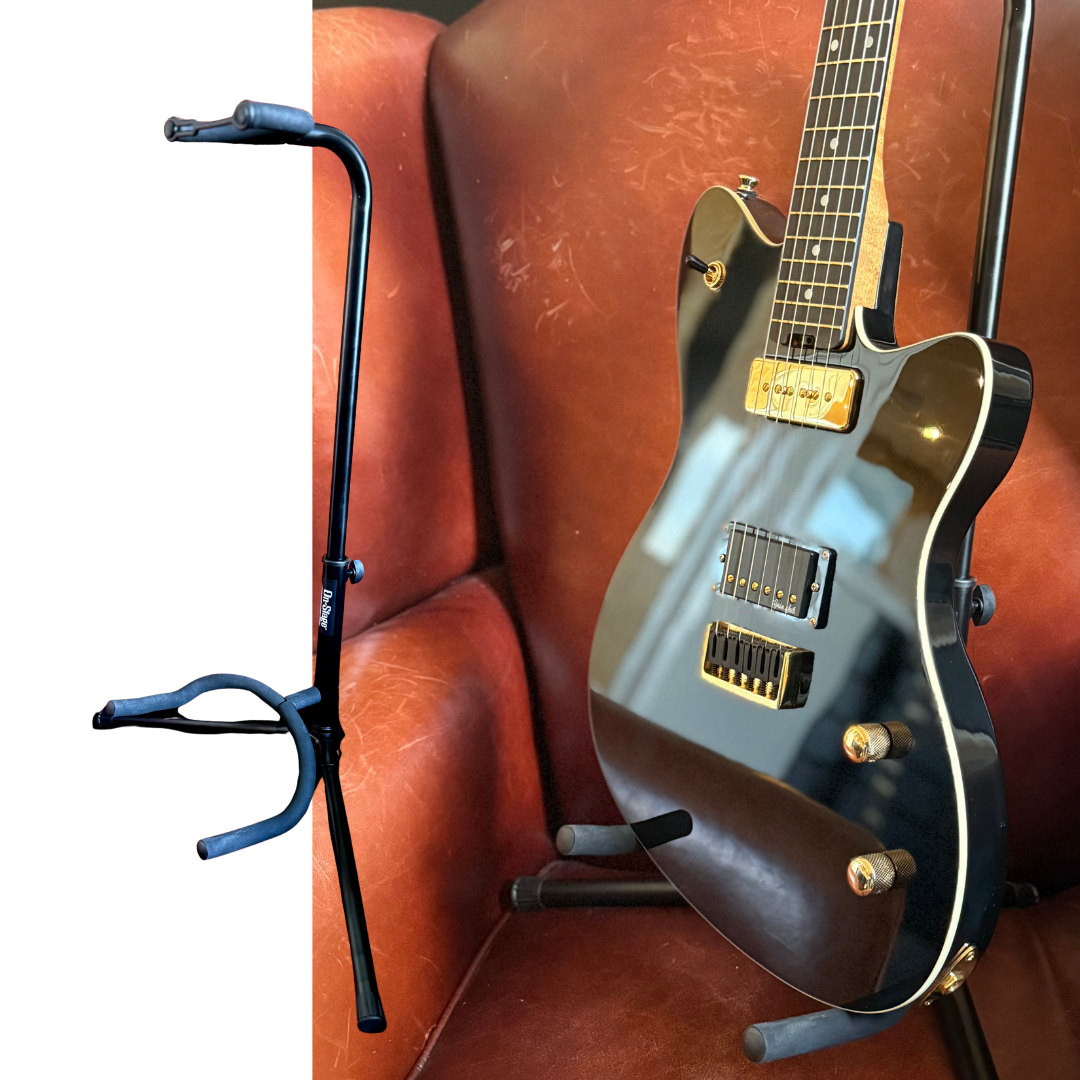 Quality Universal Guitar Stand.  Suitable For All Styles Of Guitar (Acoustic, Electric, Bass)