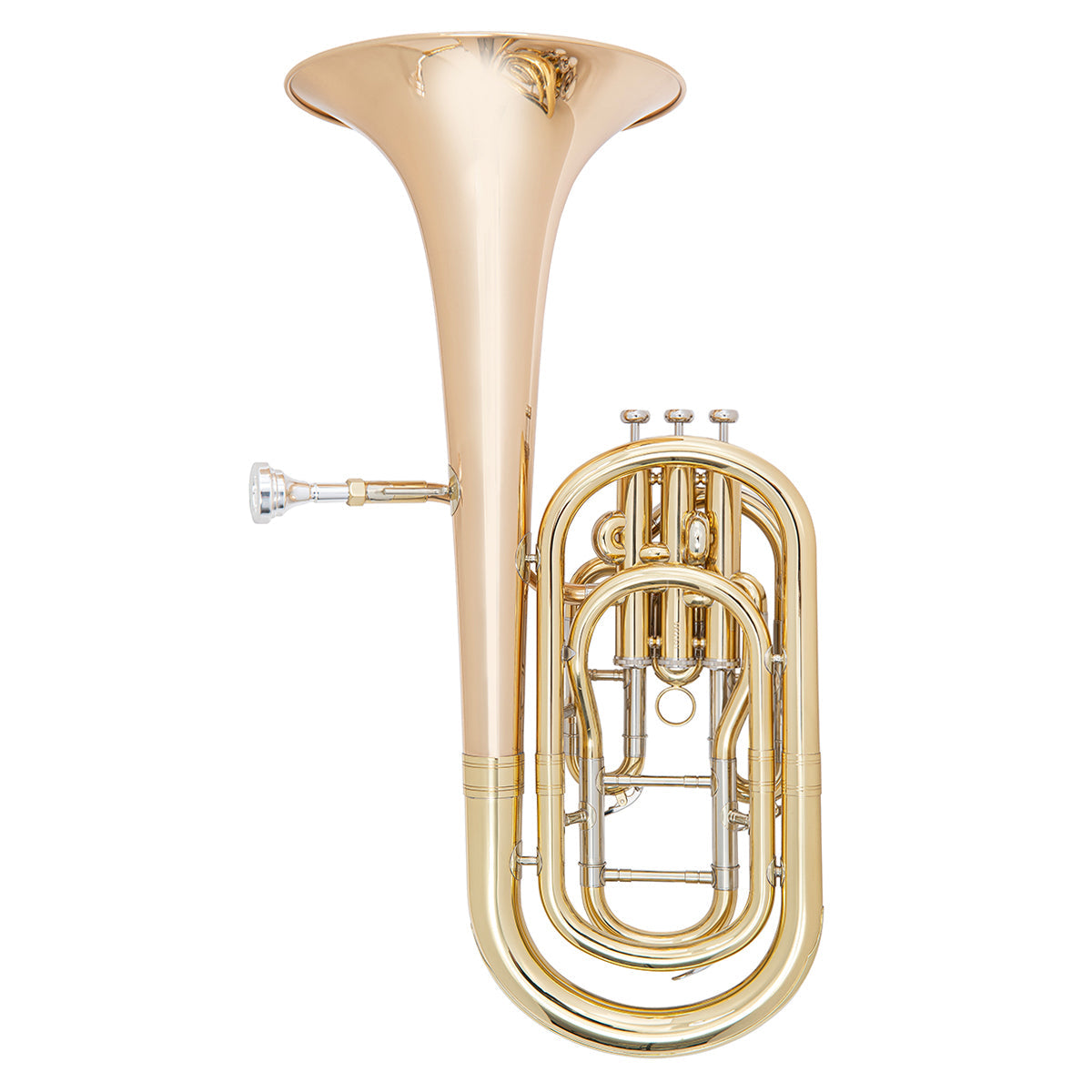 Odyssey Debut 'Bb' Baritone Horn Outfit with Case, Baritone Horns for sale at Richards Guitars.