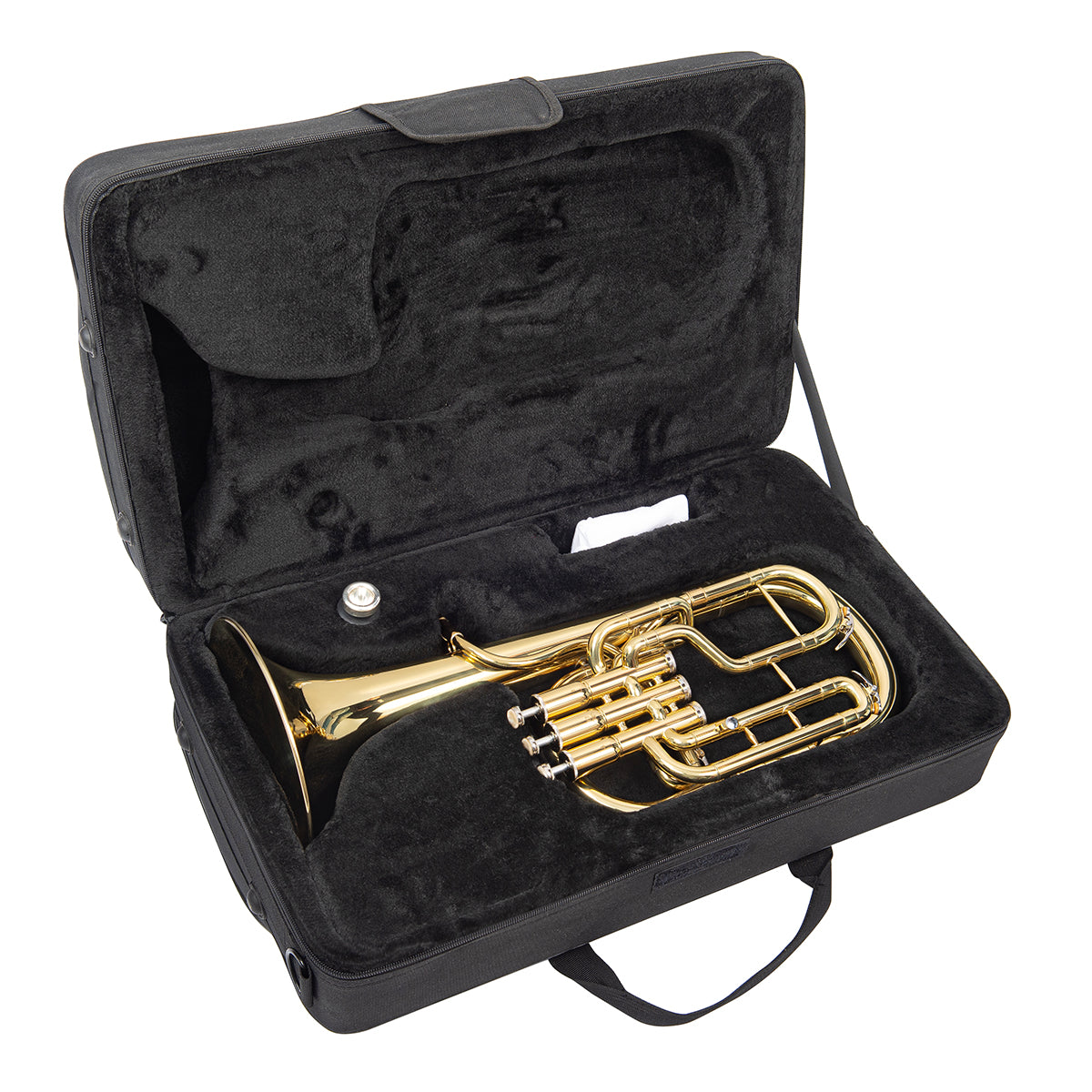 Odyssey Debut 'Eb' Tenor Horn Outfit with Case, Baritone Horns for sale at Richards Guitars.