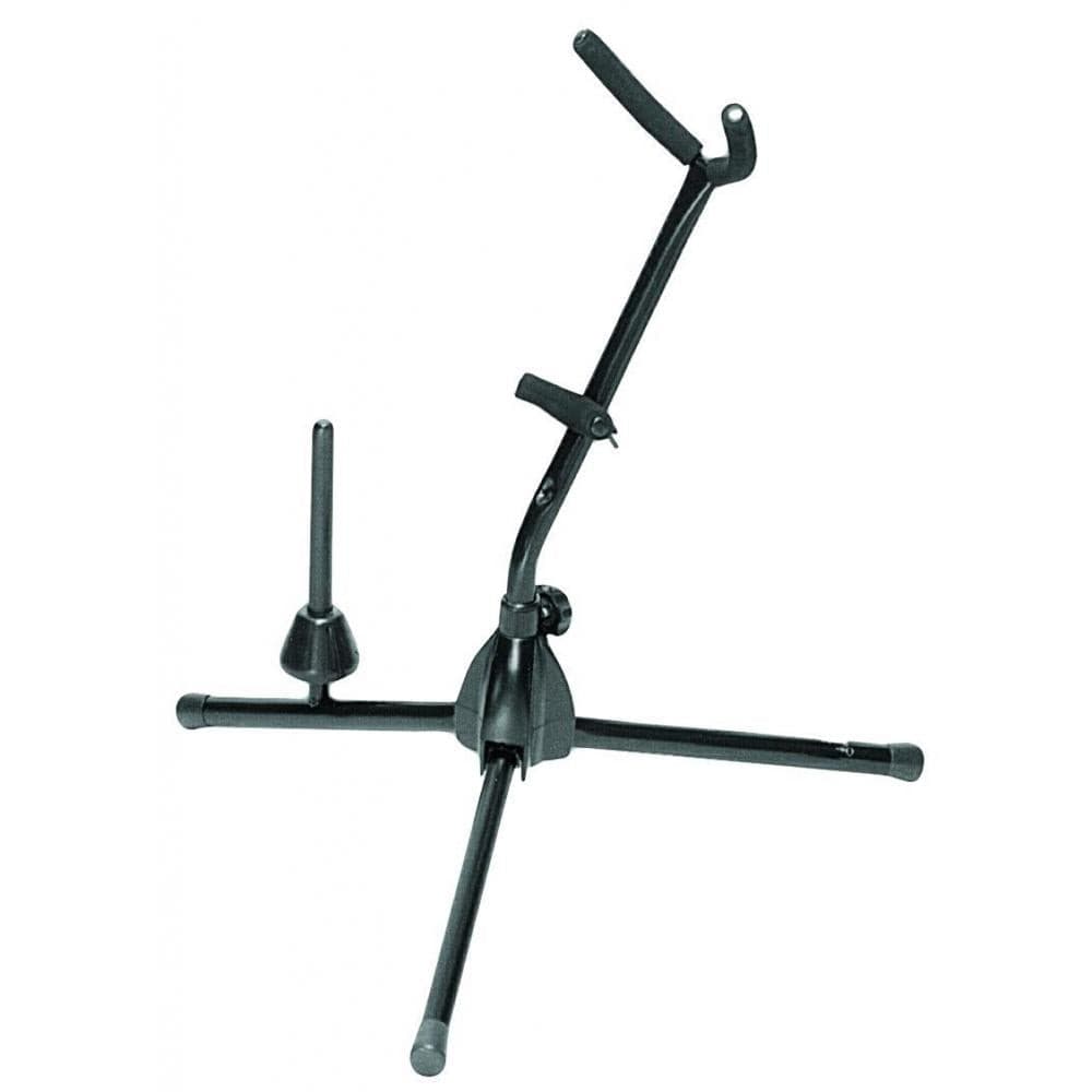 On-Stage Alto / Tenor Sax Stand with Flute Peg, for sale at Richards Guitars.